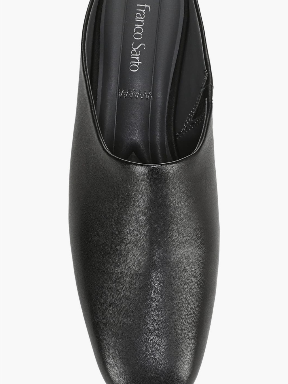 Daley Mule Black Franco Sarto Leather Size 9 - Picture 6 of 6